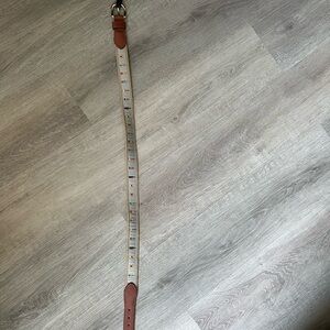 Palmetto moon leather whiskey belt